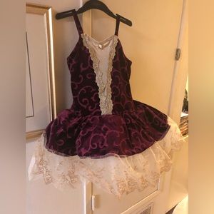 Misplaced -ask-Revolution Dance Wear Velvet Ballet Dress- 689 $45 or $40 w/offer